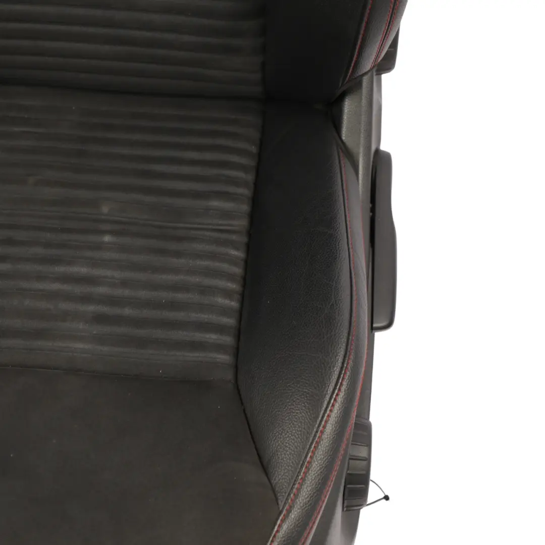 Front Left N/S Microfibre Imitation Leather Black Red Stitch to Mercedes W176 Seat with Part number A1769102147 Mercedes W176 Seat Front Left N/S Microfibre Imitation Leather Black Red Stitch - SKU A1769102147-2 - Part number A1769102147
