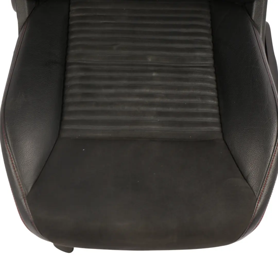 Mercedes W176 Seat Front Left N/S Microfibre Imitation Leather Black Red Stitch - SKU A1769102147-2 - Part number A1769102147