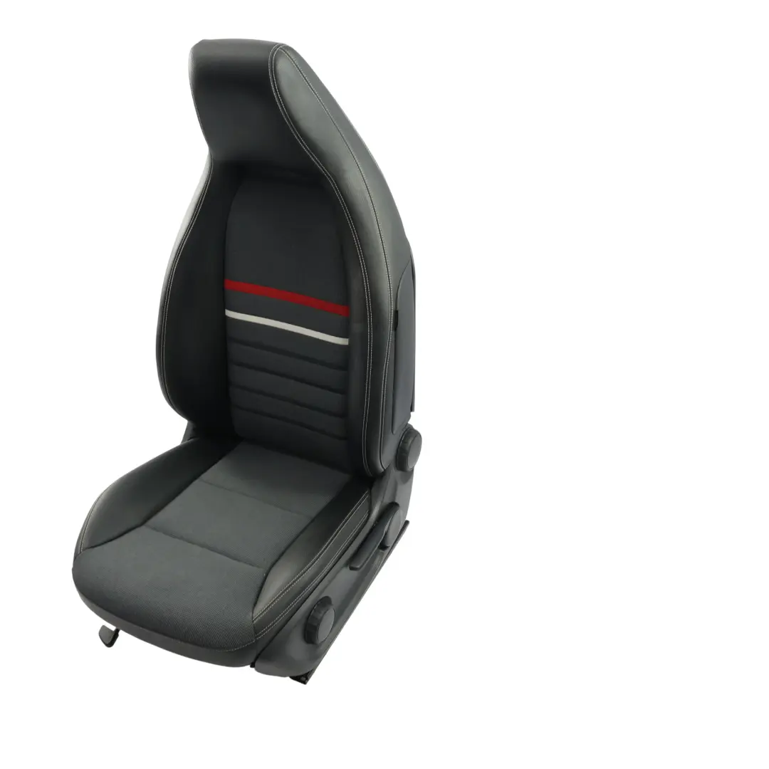 Sedile Anteriore Sinistro Sport Pelle Tessuto Nero per Mercedes W176 con numero di parte A1769108501 Mercedes W176 Sedile Anteriore Sinistro Sport Pelle Tessuto Nero - SKU A1769108501-2 - Numero di parte A1769108501