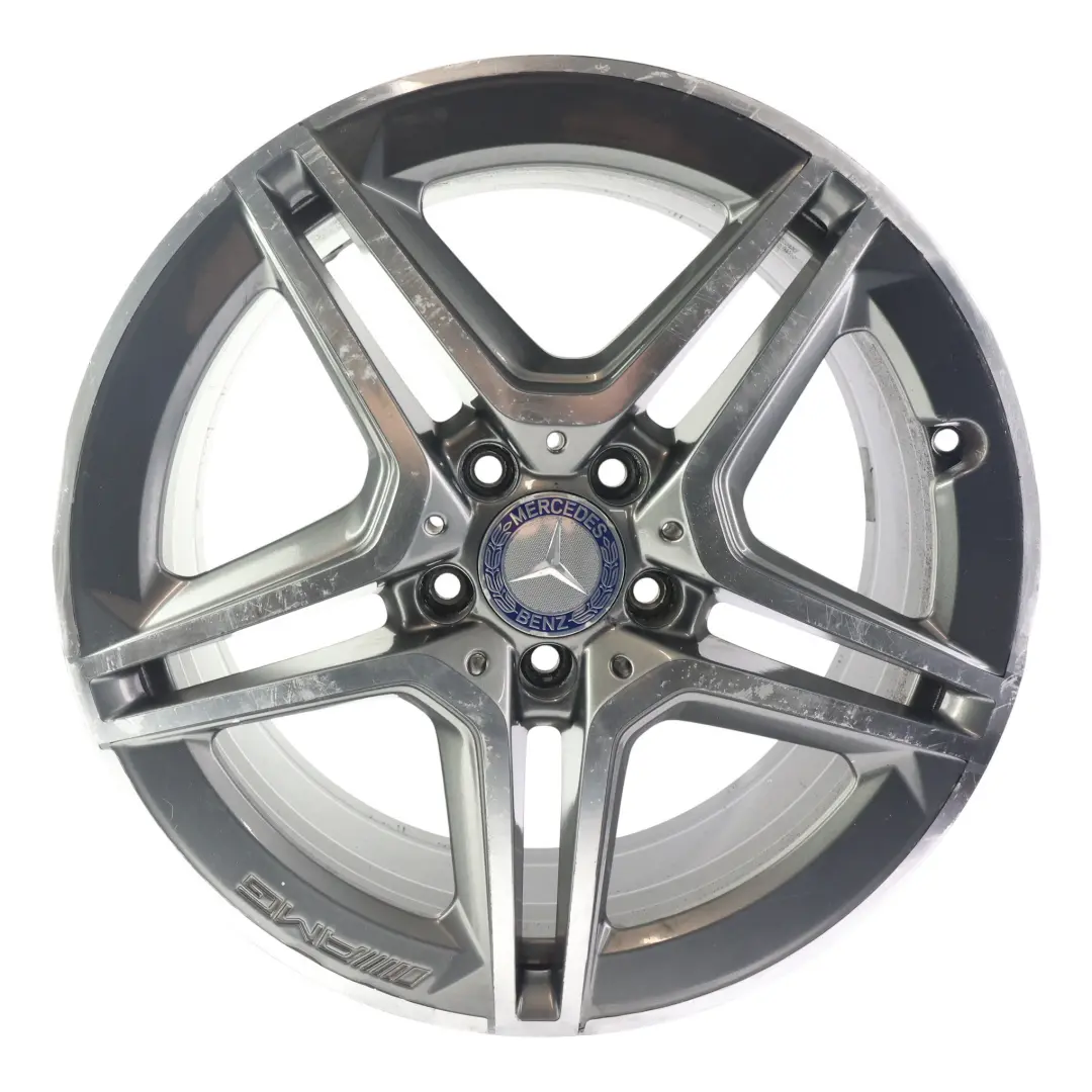 Alloy Wheel Rim 5 Double Spoke 18" 7,5J ET:49 to Mercedes W177 V177 AMG with Part number A1774011500 Mercedes W177 V177 AMG Alloy Wheel Rim 5 Double Spoke 18" 7,5J ET:49 - SKU A1774011500-3 - Part number A1774011500