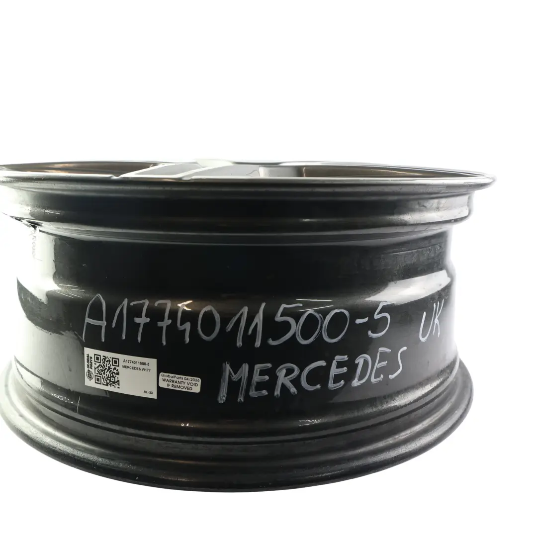 Mercedes W177 V177 AMG Alloy Wheel Rim 5 Double Spoke 18" 7,5J ET:49 - SKU A1774011500-5 - Part number A1774011500