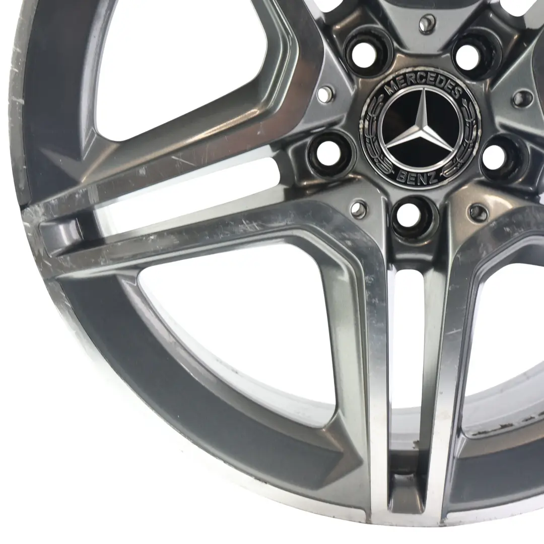 Alloy Wheel Rim 5 Double Spoke 18" 7,5J ET:49 to Mercedes W177 V177 AMG with Part number A1774011500 Mercedes W177 V177 AMG Alloy Wheel Rim 5 Double Spoke 18" 7,5J ET:49 - SKU A1774011500-6 - Part number A1774011500