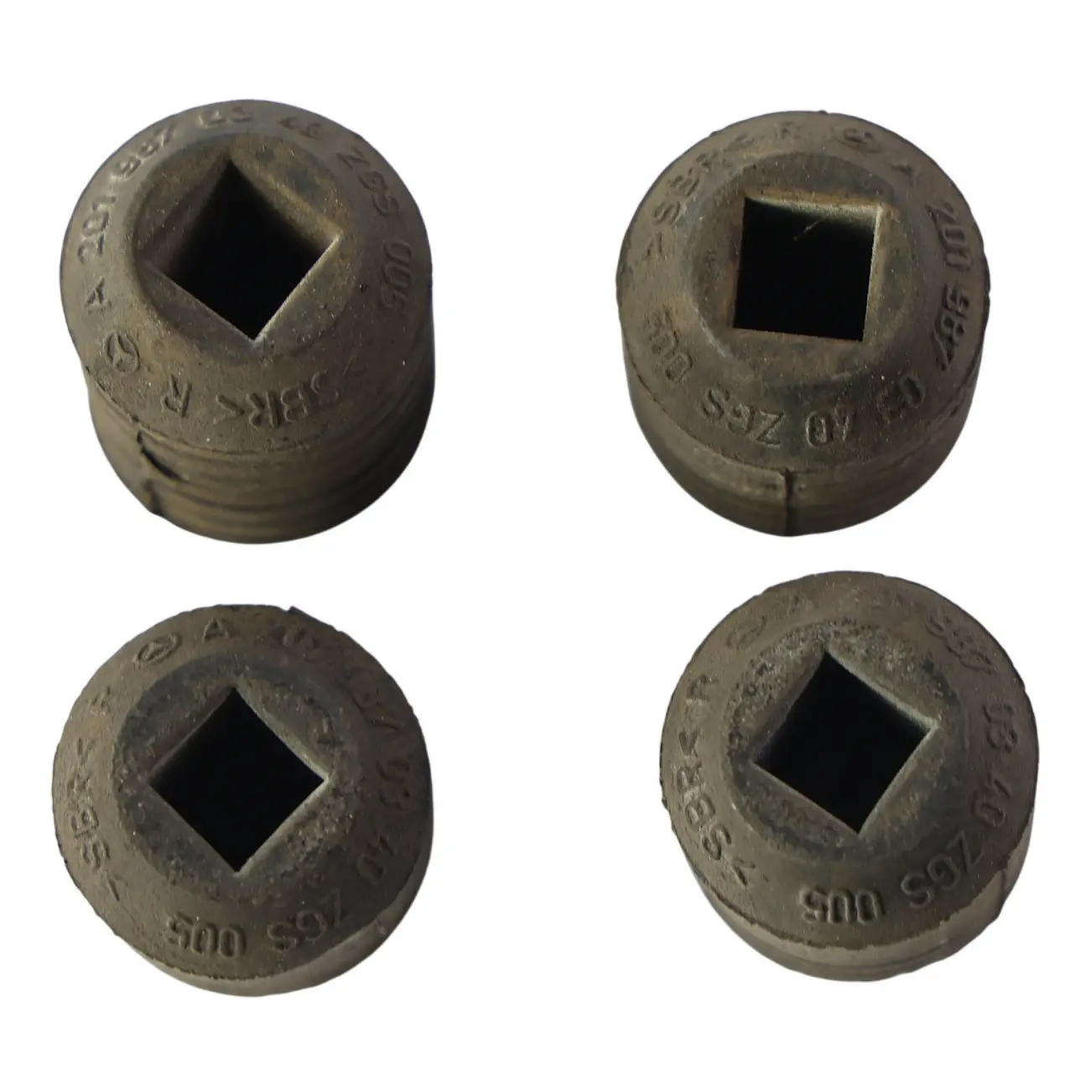 Mercedes W447 W636 W639 W901 Set Ammortizzatori Gomma Cofano Motore A2019870340