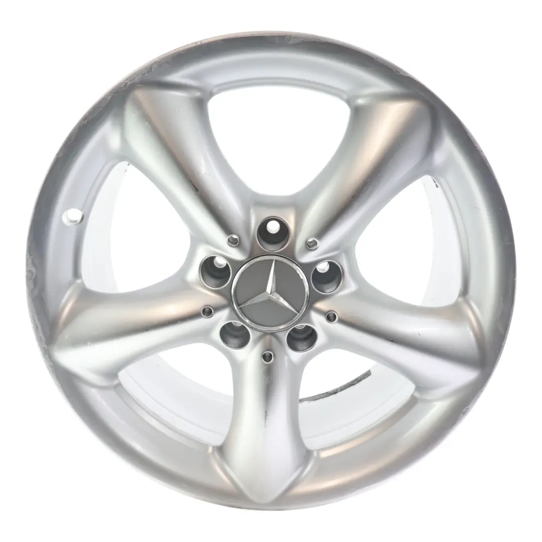 Mercedes W203 Jante Alliage Argenté 5 Branches 17" ET:34 8,5J - SKU A2034013502-2 - Numéro de pièce A2034013502