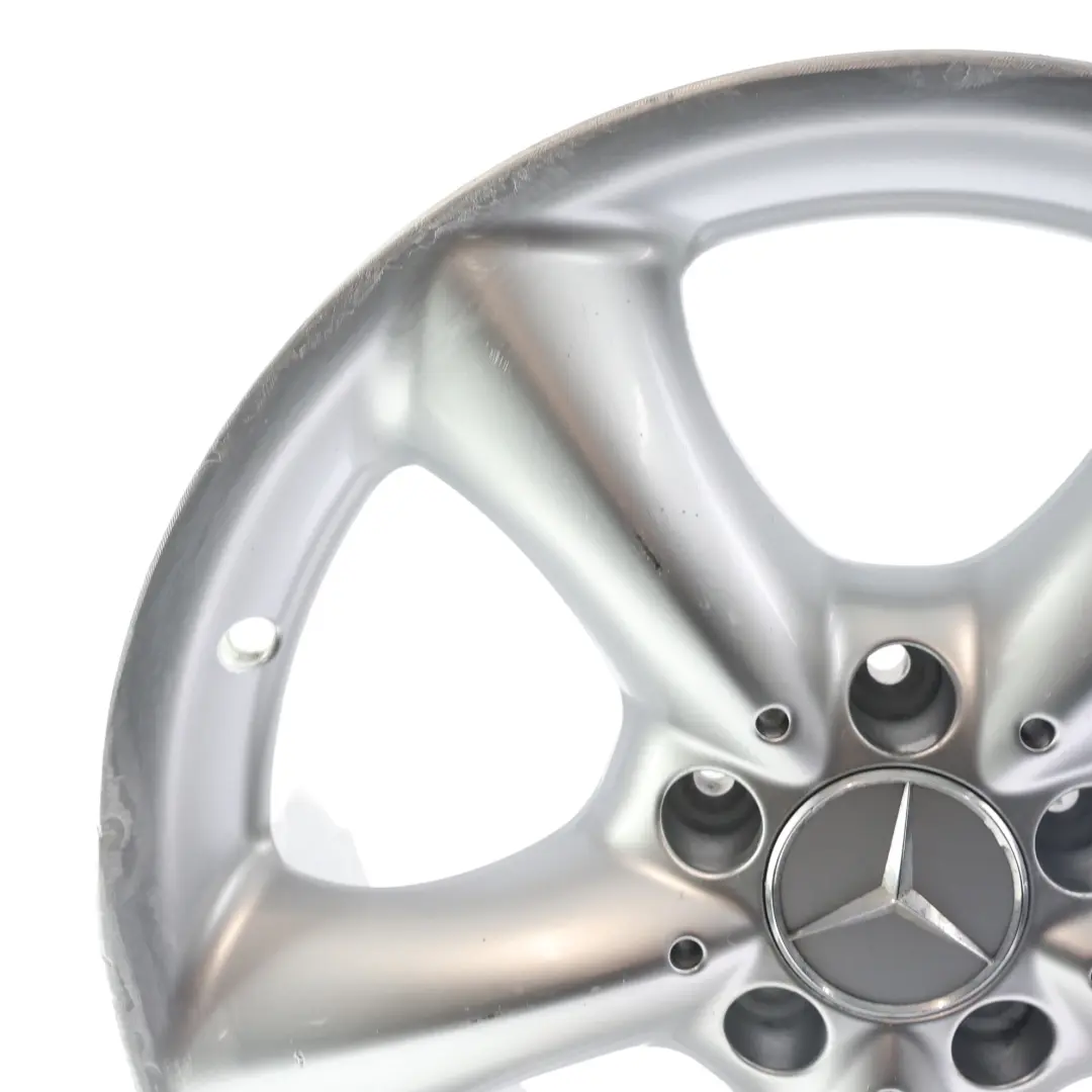 Mercedes W203 Cerchione Lega Argento 5 Razze 17" ET:34 8,5J - SKU A2034013502-2 - Numero di parte A2034013502