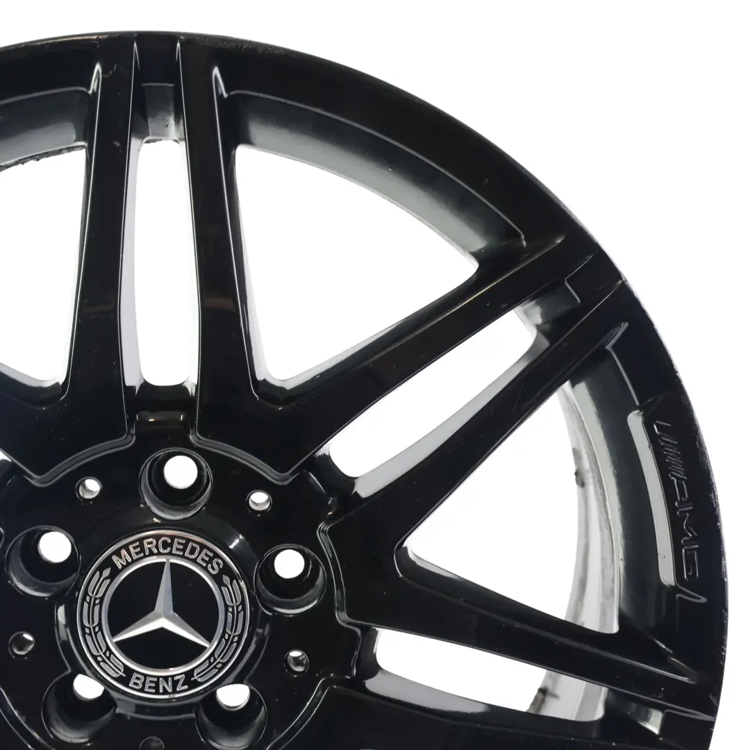 Mercedes W204 AMG Front Alloy Wheel Rim 18" 7.5J ET47 Double Spoke - SKU A2044010604-3 - Part number A2044010604