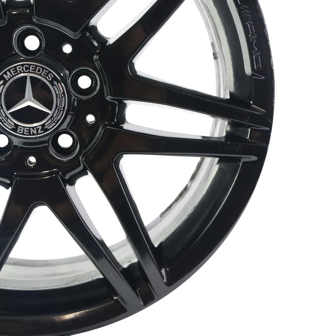Mercedes W204 AMG Front Alloy Wheel Rim 18" 7.5J ET47 Double Spoke - SKU A2044010604-3 - Part number A2044010604