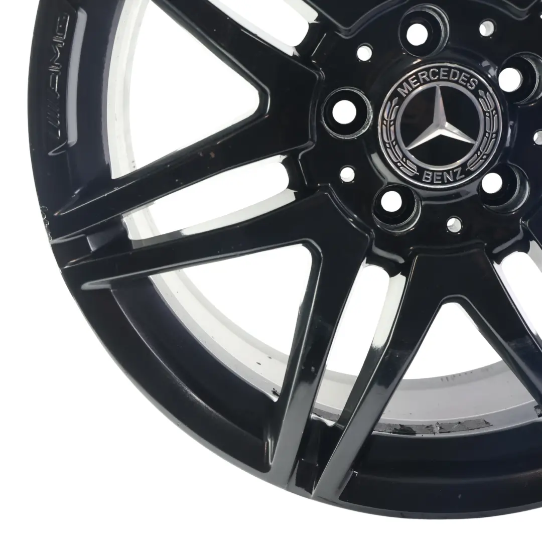 Alloy Rim 18" Double Spoke ET:54 8.5J to Mercedes W204 AMG Rear Wheel with Part number A2044010704 Mercedes W204 AMG Rear Wheel Alloy Rim 18" Double Spoke ET:54 8.5J - SKU A2044010704-3 - Part number A2044010704