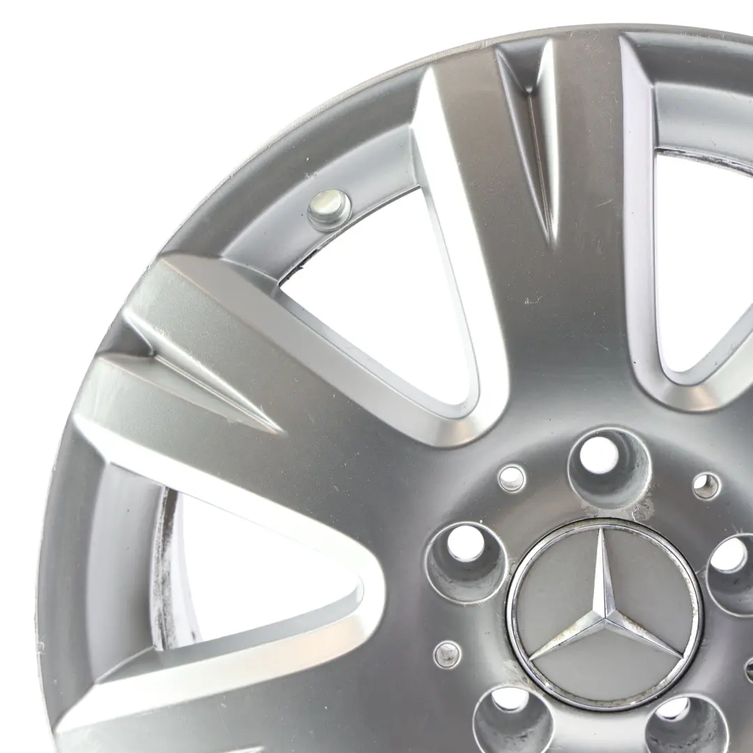 Alloy Rim 16" 7J ET:43 7 Hole Disc to Mercedes W204 Silver Wheel with Part number A2044012602 Mercedes W204 Silver Wheel Alloy Rim 16" 7J ET:43 7 Hole Disc - SKU A2044012602-4 - Part number A2044012602