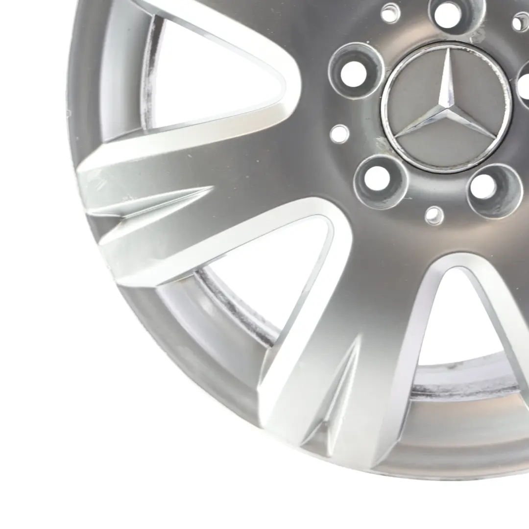 Alloy Rim 16" 7J ET:43 7 Hole Disc to Mercedes W204 Silver Wheel with Part number A2044012602 Mercedes W204 Silver Wheel Alloy Rim 16" 7J ET:43 7 Hole Disc - SKU A2044012602-4 - Part number A2044012602