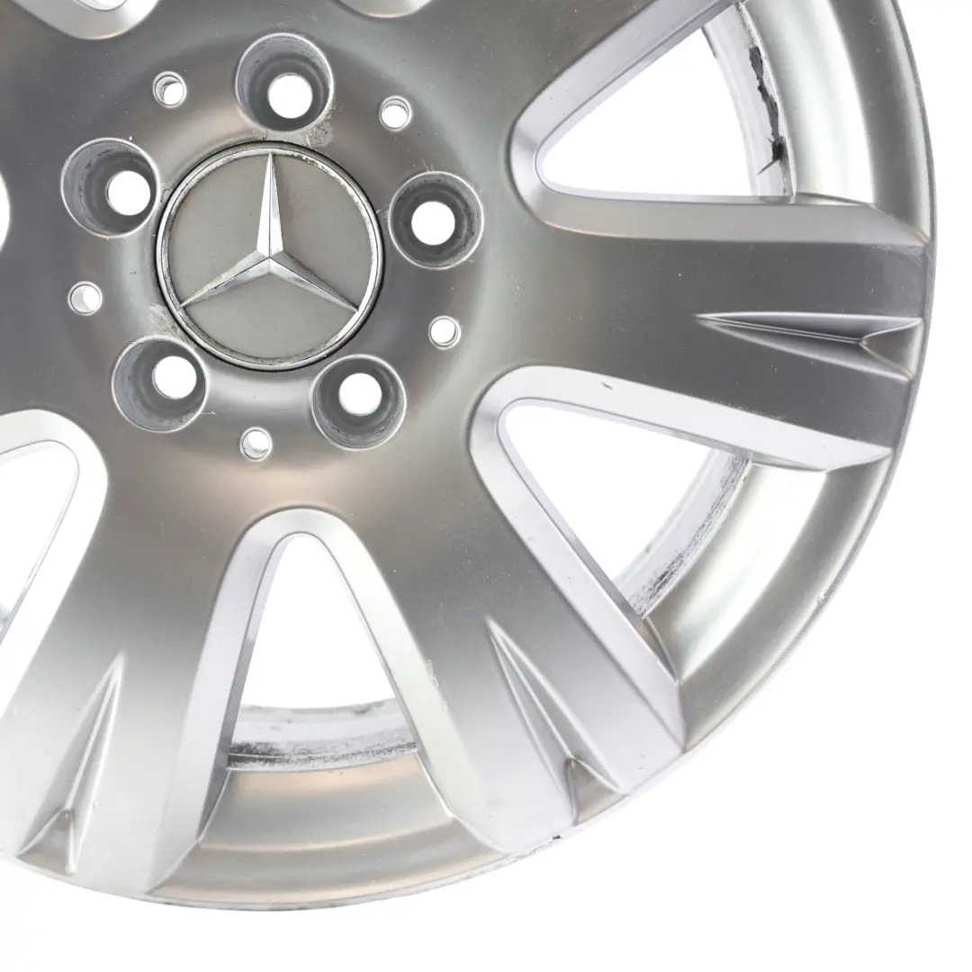 Mercedes W204 Silver Wheel Alloy Rim 16" 7J ET:43 7 Hole Disc - SKU A2044012602-4 - Part number A2044012602