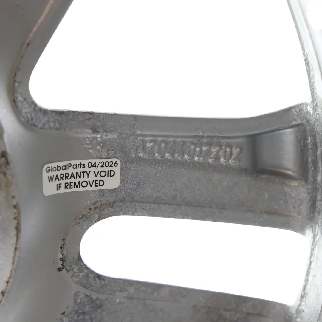 Mercedes W204 Llanta Aleación Plata 16" ET:43 7J 5 Radios Dobles - SKU A2044017202-3 - Número de pieza A2044017202