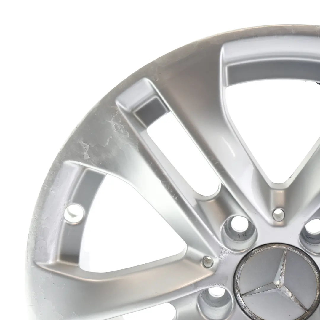 Alloy Wheel Rim 16" ET:43 7J 5 Double Spoke to Mercedes W204 with Part number A2044017202 Mercedes W204 Alloy Wheel Rim 16" ET:43 7J 5 Double Spoke - SKU A2044017202-4 - Part number A2044017202