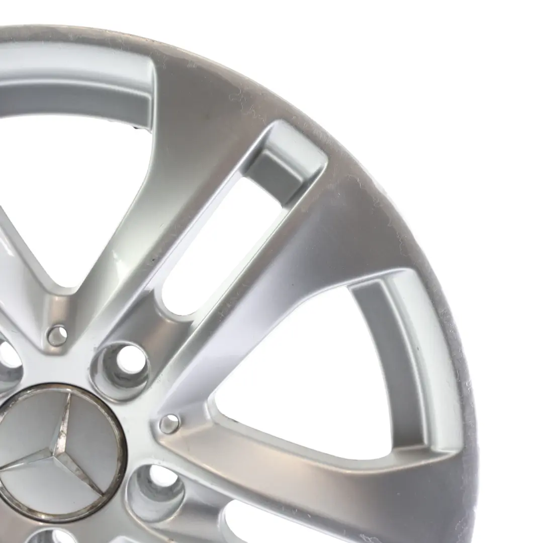 Alloy Wheel Rim 16" ET:43 7J 5 Double Spoke to Mercedes W204 with Part number A2044017202 Mercedes W204 Alloy Wheel Rim 16" ET:43 7J 5 Double Spoke - SKU A2044017202-4 - Part number A2044017202
