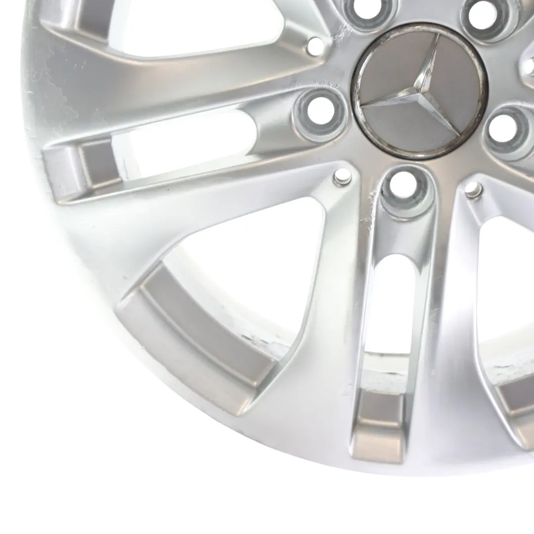 Mercedes W204 Srebrna Felga Aluminiowa 16" ET:43 7J - SKU A2044017202-4 - Numer Części A2044017202