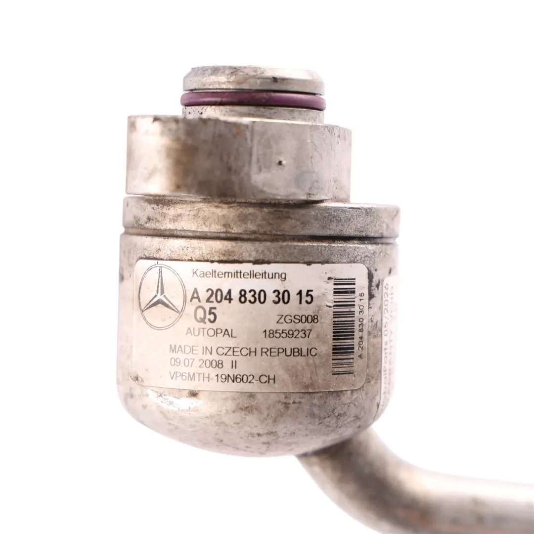 Mercedes W204 Air Conditioning Compressor Line Tube Hose Pipe - SKU A2048303015 - Part number A2048303015