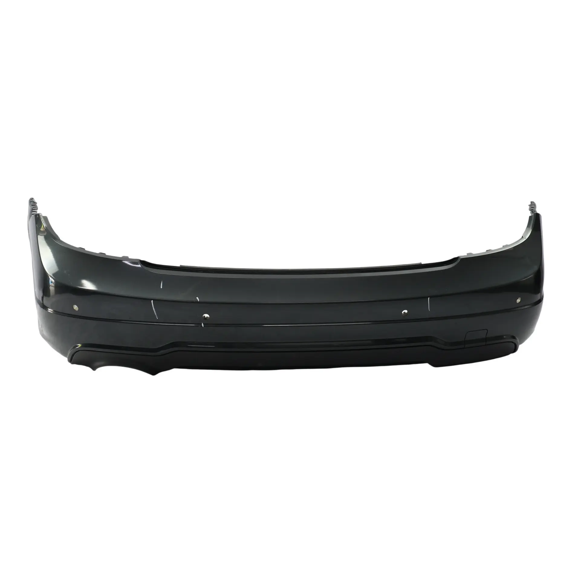 Mercedes W204 Rear Bumper Trim Panel AMG Magnetite Black Metallic - 183