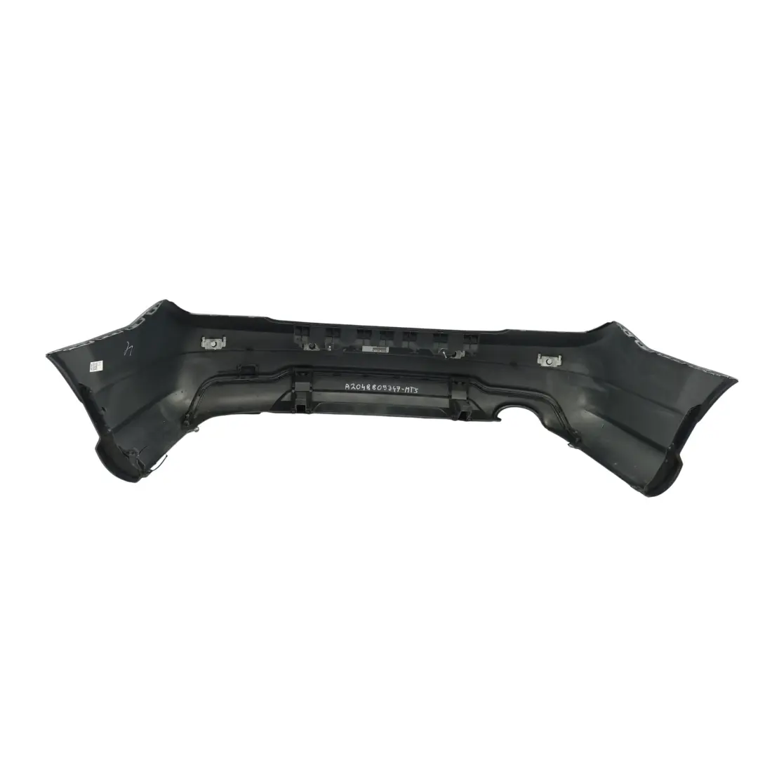 Mercedes W204 Rear Bumper Trim Panel AMG Magnetite Black Metallic - 183 - SKU A2048809347-MTS - Part number A2048809347