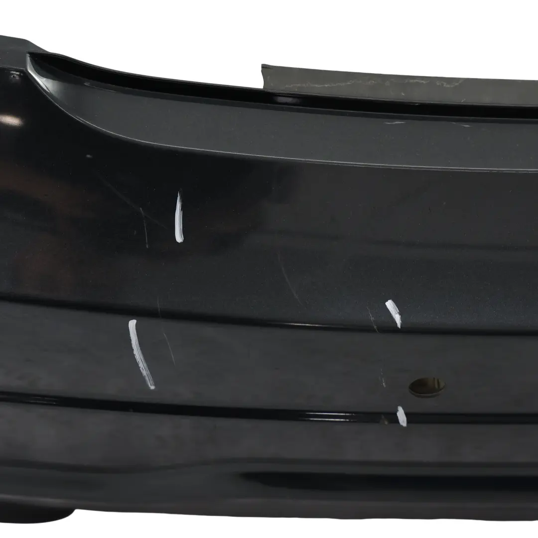 Mercedes W204 Rear Bumper Trim Panel AMG Magnetite Black Metallic - 183 - SKU A2048809347-MTS - Part number A2048809347