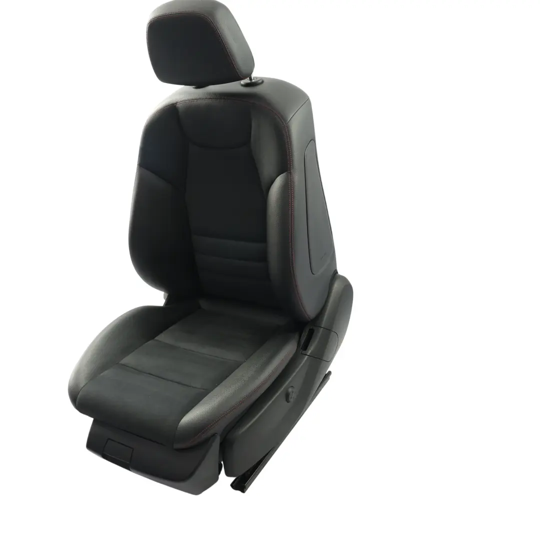 Sitz Vorne Links Leder Alcantara Rote Naht Elektrisch für Mercedes W204 mit Teilenummer A2049109505 Mercedes W204 Sitz Vorne Links Leder Alcantara Rote Naht Elektrisch - SKU A2049109505-2 - Teilenummer A2049109505