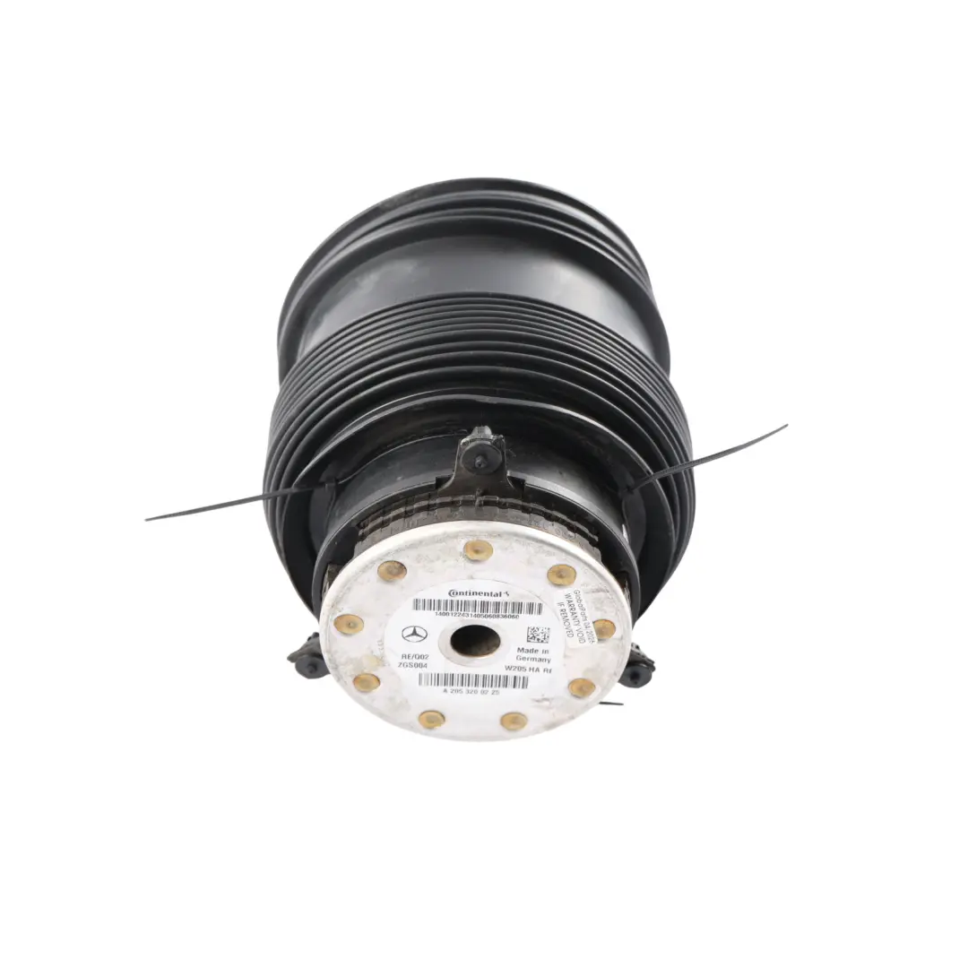 Suspension Spring Rear Right O/S to Mercedes W205 Air Spring with Part number A2053200225 Mercedes W205 Air Spring Suspension Spring Rear Right O/S - SKU A2053200225 - Part number A2053200225