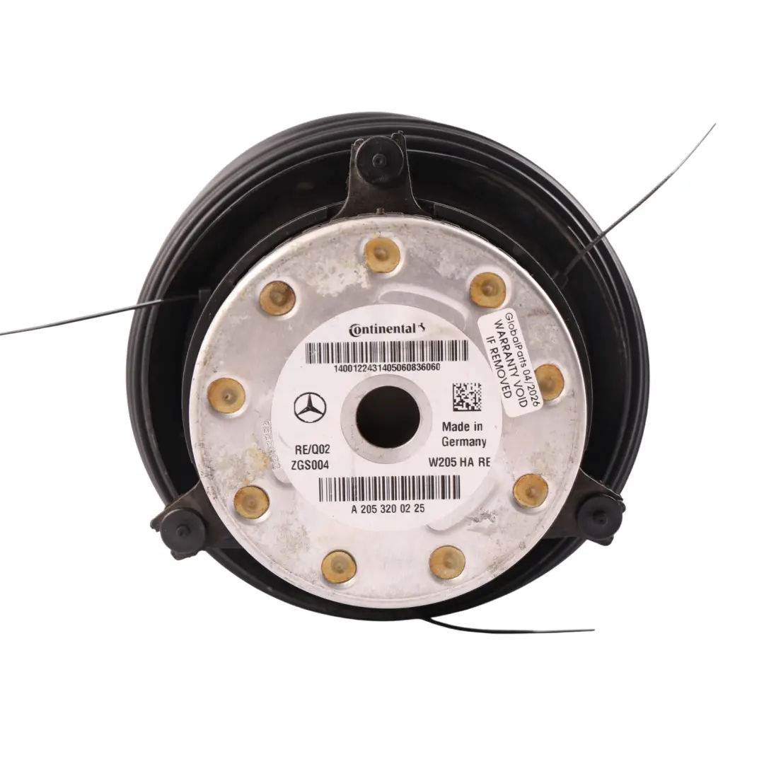 Mercedes W205 Air Spring Suspension Spring Rear Right O/S - SKU A2053200225 - Part number A2053200225