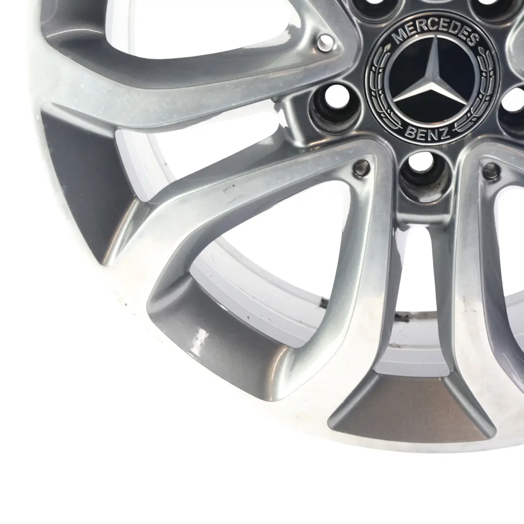  Cerchio Mercedes W205 in lega a 5 doppie razze 17" 7J ET:48,5 - SKU A2054010200-1 - Numero di parte A2054010200