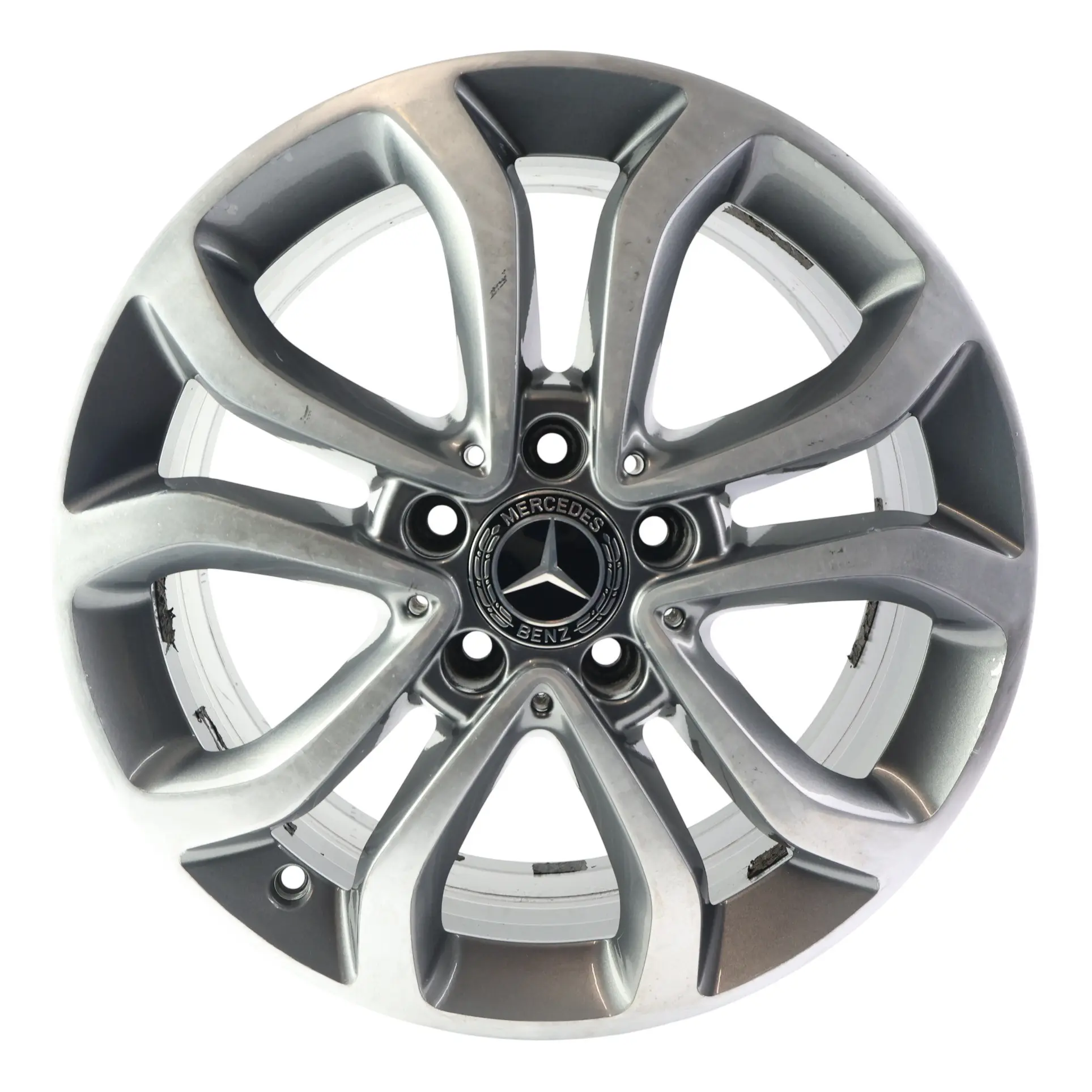 Mercedes W205 Alloy Wheel Rim 5 Double Spoke 17" 7J ET:48,5 A2054010200