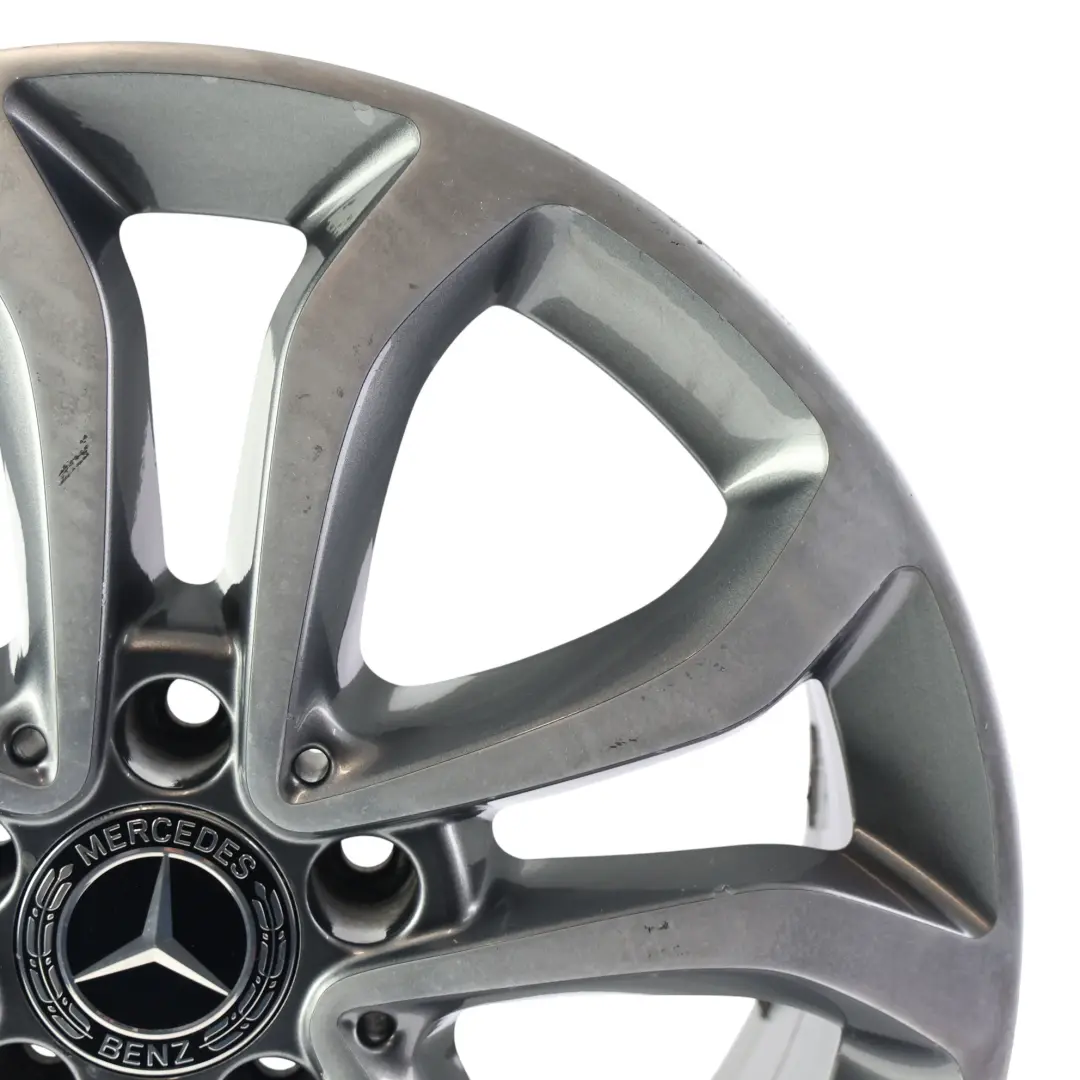 Mercedes W205 Alloy Wheel Rim 5 Double Spoke 17" 7J ET:48,5 - SKU A2054010200-3 - Part number A2054010200