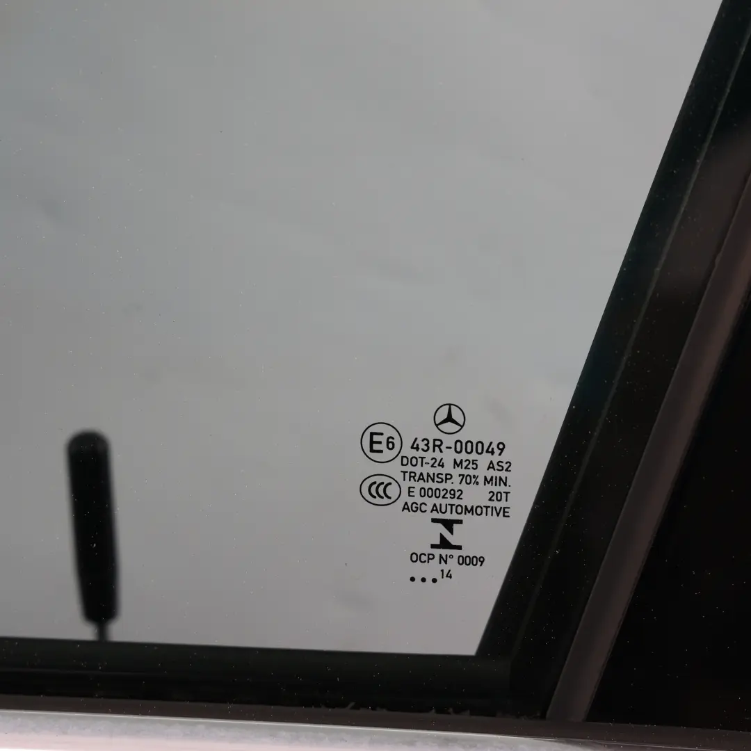 Mercedes W205 Door Front Left N/S Covering Panel Black - 040 - SKU A2057200105-BLA - Part number A2057200105