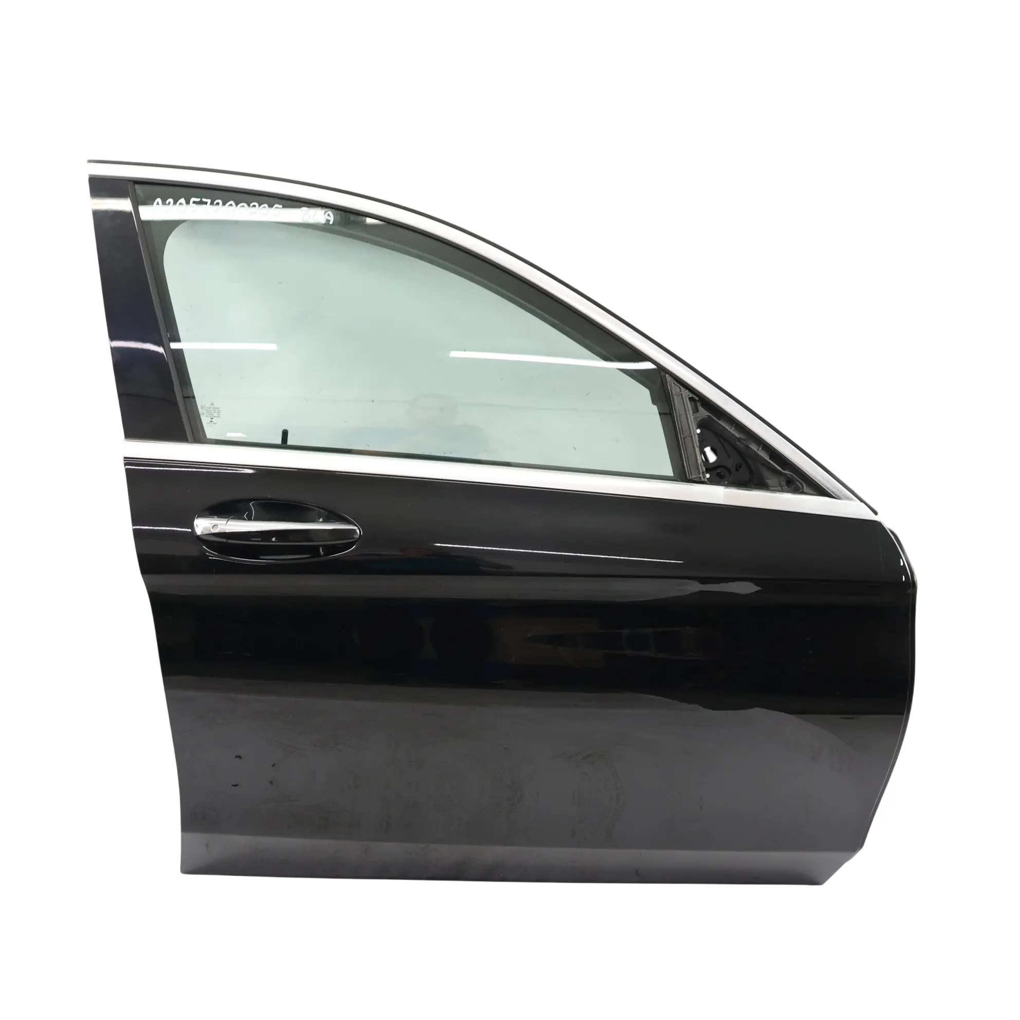 Mercedes W205 Door Front Right O/S Covering Panel Black - 040