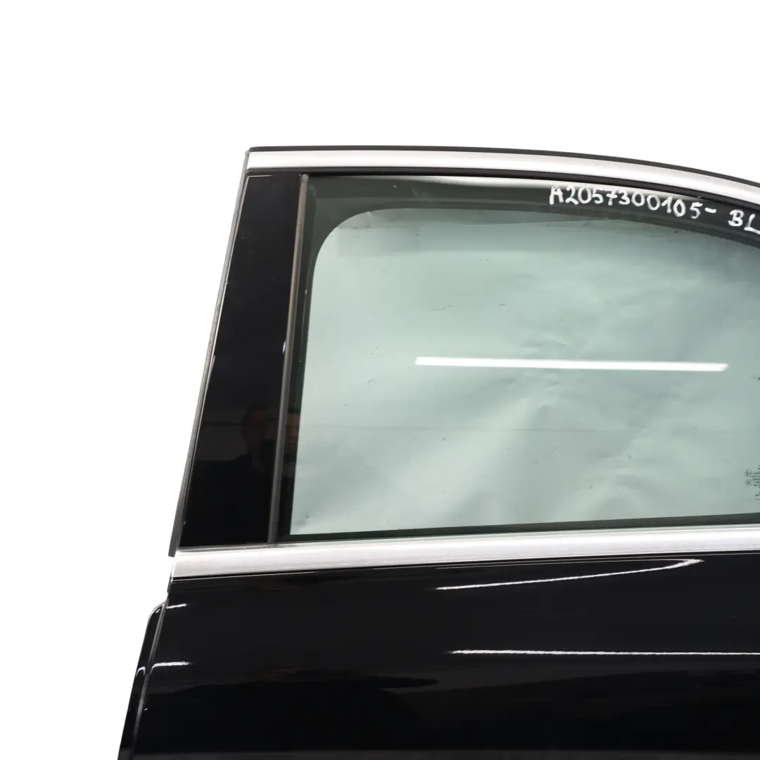 Mercedes W205 Sedan Drzwi Tylne Lewe Lewy Tył Czarne - 040 - SKU A2057300105-BLA - Numer Części A2057300105