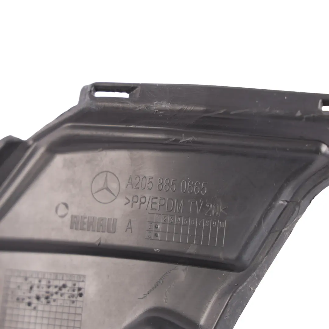 Front Bumper Mount Bracket Holder Support Right O/S to Mercedes W205 with Part number A2058850665 Mercedes W205 Front Bumper Mount Bracket Holder Support Right O/S - SKU A2058850665 - Part number A2058850665