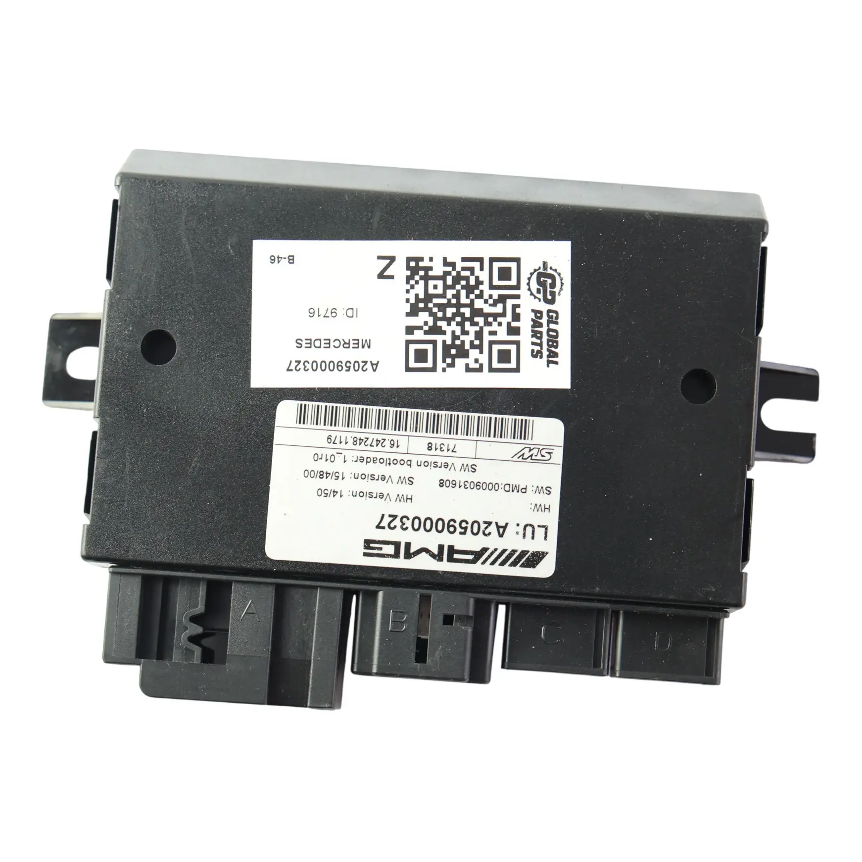Mercedes C205 Differential Lock Control Module Unit ECU A2059000327