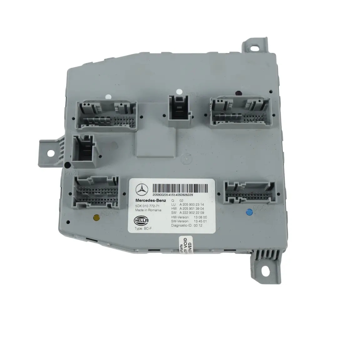Mercedes W205 Vorne Sam Komfort Steuergerät Modul Einheit - SKU A2059002314 - Teilenummer A2059002314