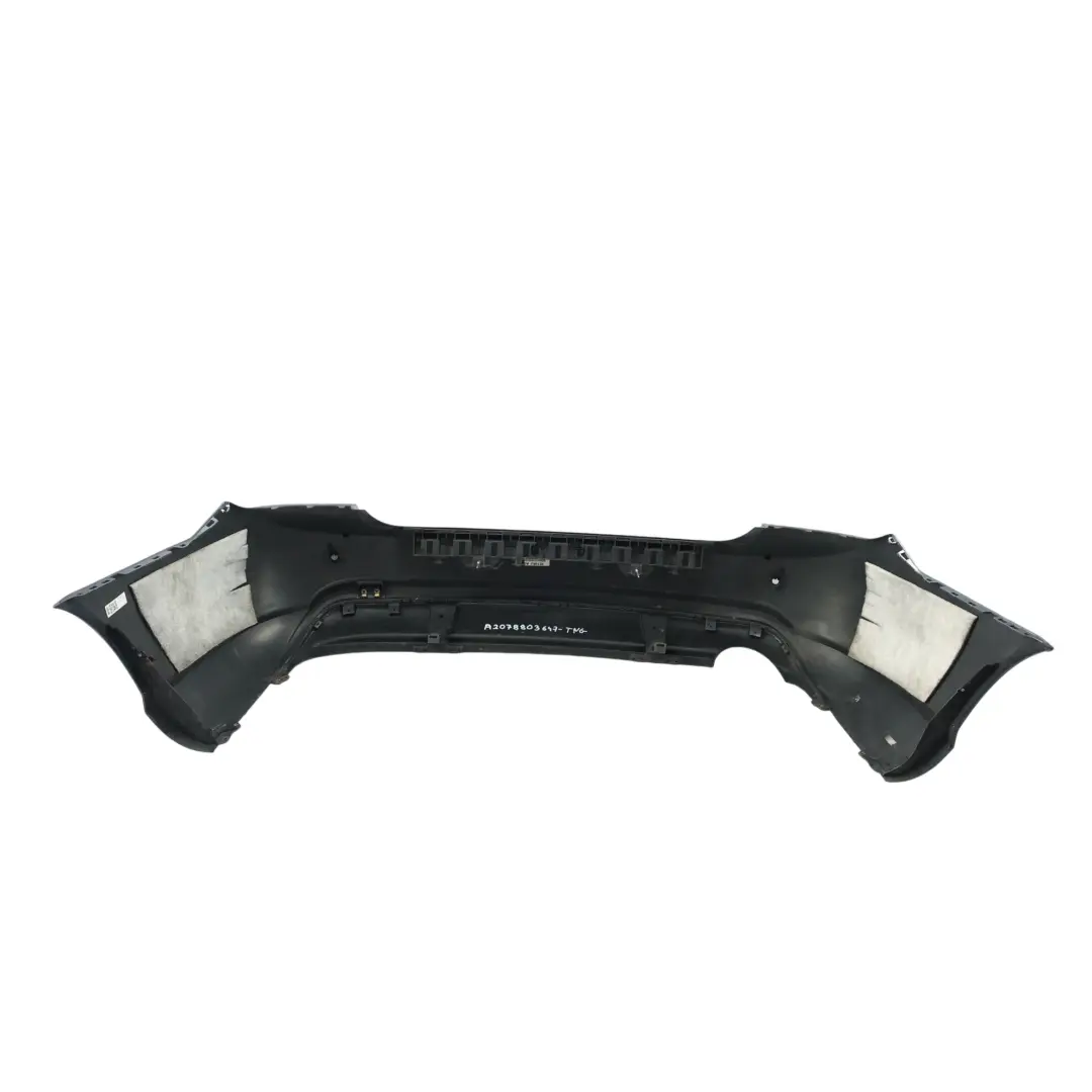 W207 Rear Bumper Trim Panel Covering Sport Tenorite Grey Metallic - 755 to Mercedes with Part number A2078803647 Mercedes W207 Rear Bumper Trim Panel Covering Sport Tenorite Grey Metallic - 755 - SKU A2078803647-TNG - Part number A2078803647