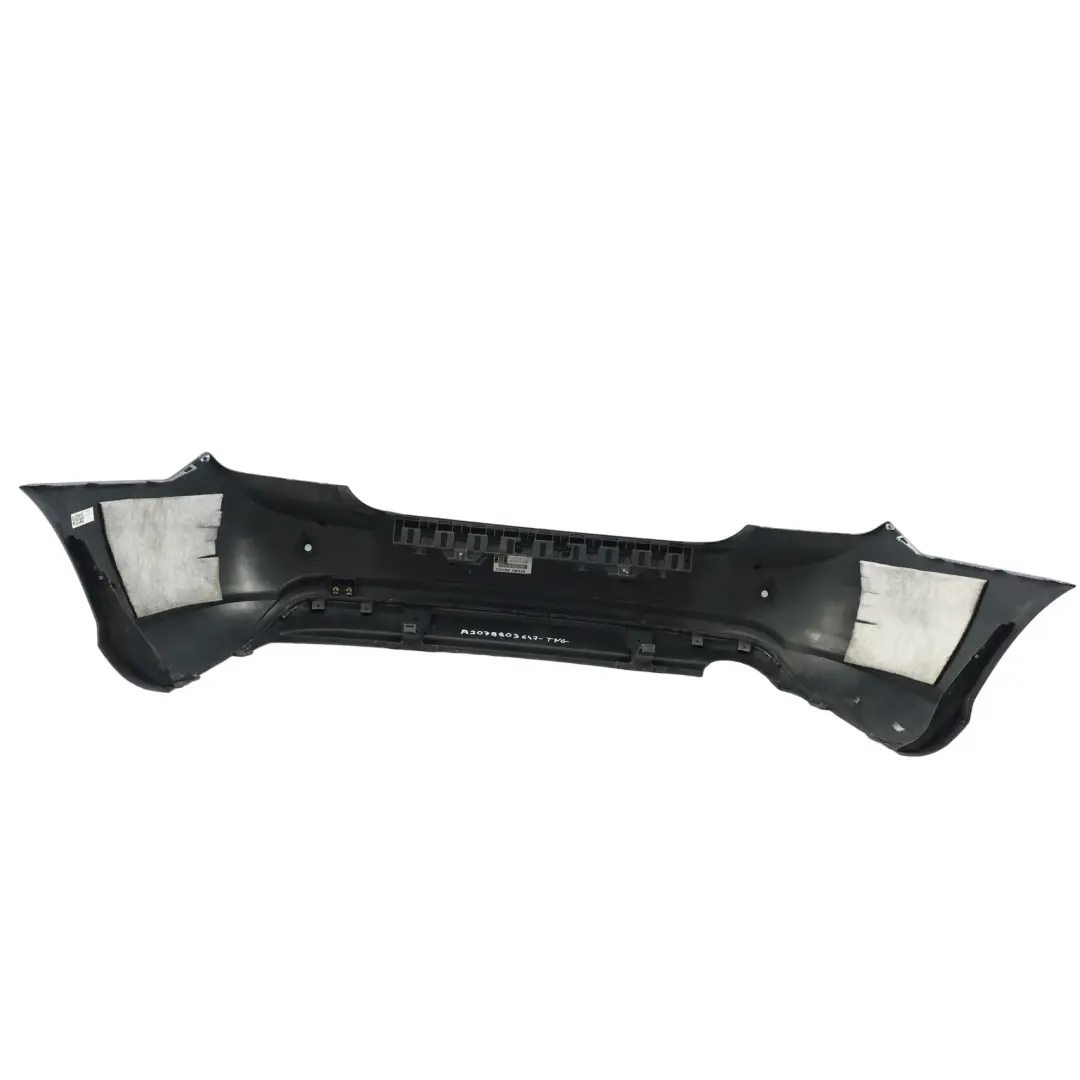 W207 Rear Bumper Trim Panel Covering Sport Tenorite Grey Metallic - 755 to Mercedes with Part number A2078803647 Mercedes W207 Rear Bumper Trim Panel Covering Sport Tenorite Grey Metallic - 755 - SKU A2078803647-TNG - Part number A2078803647