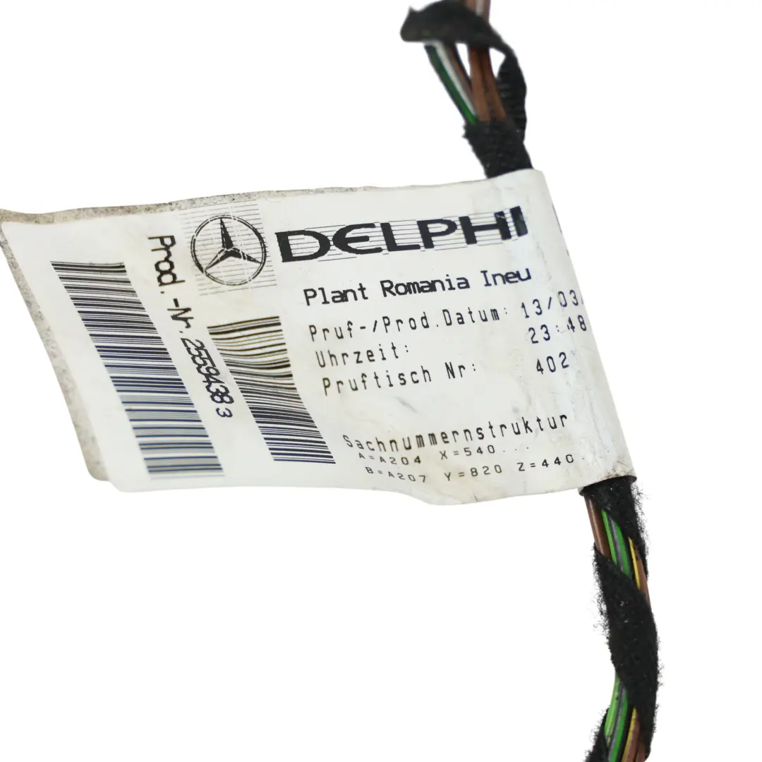 Mercedes C207 Rückleuchte rechts Stecker Buchse Verdrahtung A0255452226 - SKU A2079060258-1 - Teilenummer A2079060258