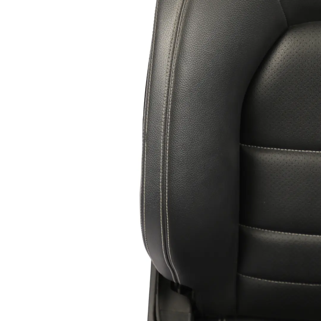 Mercedes W207 A207 Coupe Fotel Przedni Przód Lewy Podgrzewany Skóra Czarny - SKU A2079101547 - Numer Części A2079101547
