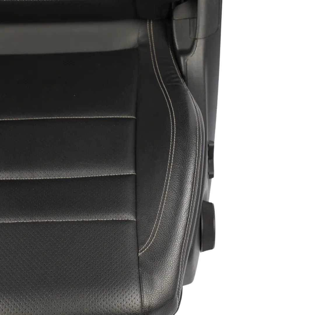 Mercedes W207 A207 Coupe Fotel Przedni Przód Lewy Podgrzewany Skóra Czarny - SKU A2079101547 - Numer Części A2079101547