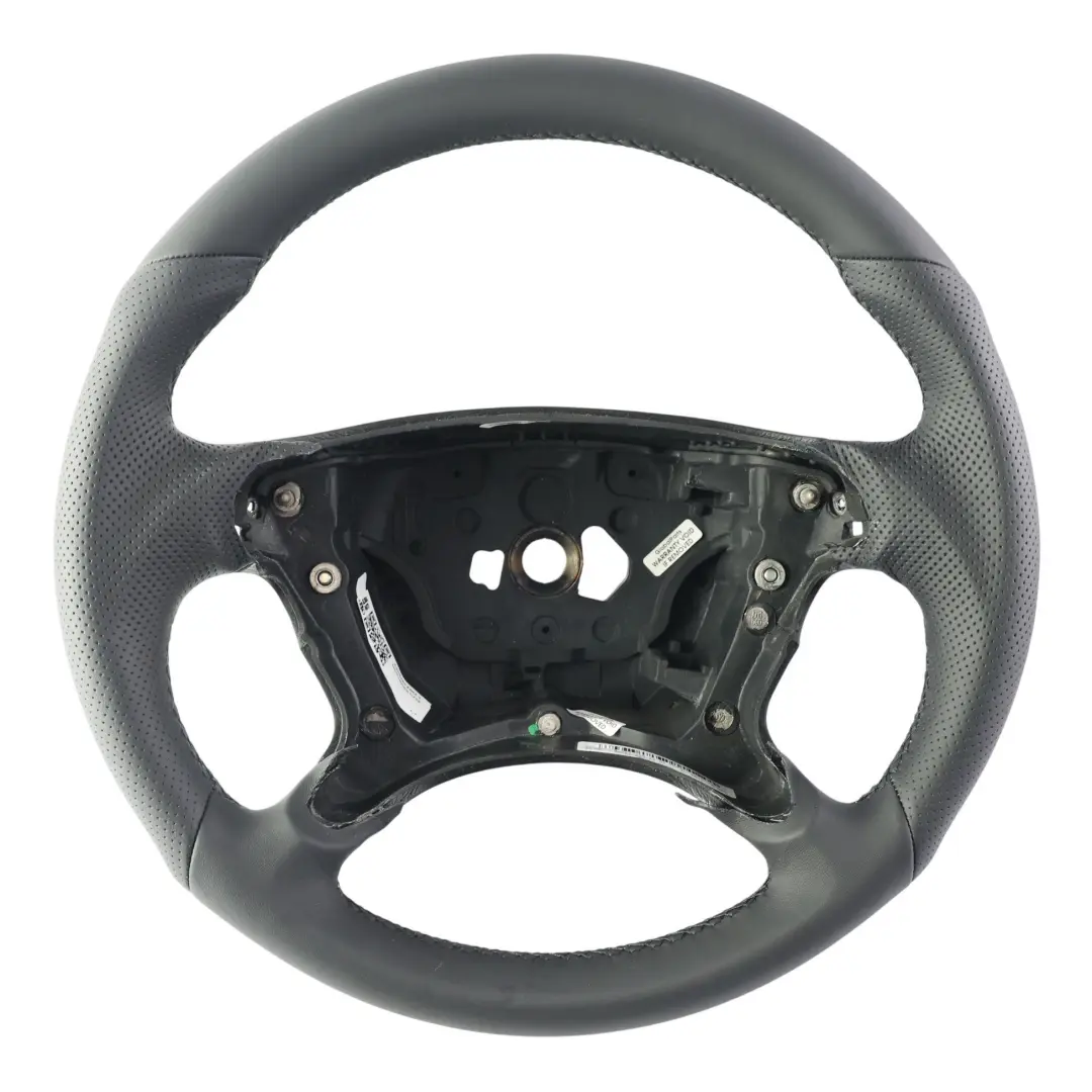 Sportivo NUOVO Pelle Nera per Mercedes CLK W209 C209 A209 Volante con numero di parte A2094603303 Mercedes CLK W209 C209 A209 Volante Sportivo NUOVO Pelle Nera - SKU A2094603303-1 - Numero di parte A2094603303