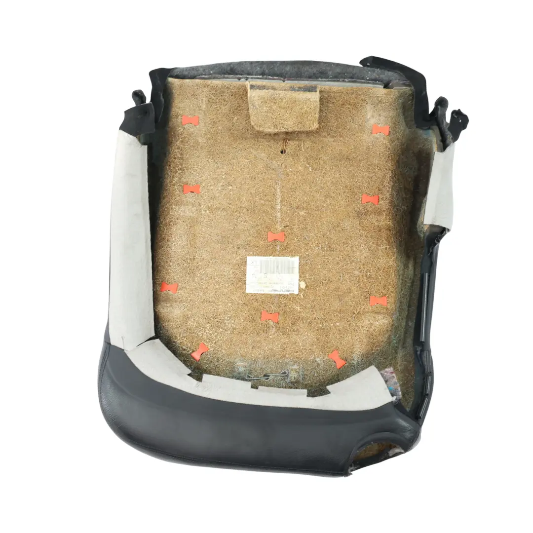 Mercedes A209 Cabrio Vordersitz Rückenlehne Abdeckung Links Schwarz Leder - SKU A2099106593-2 - Teilenummer A2099106593
