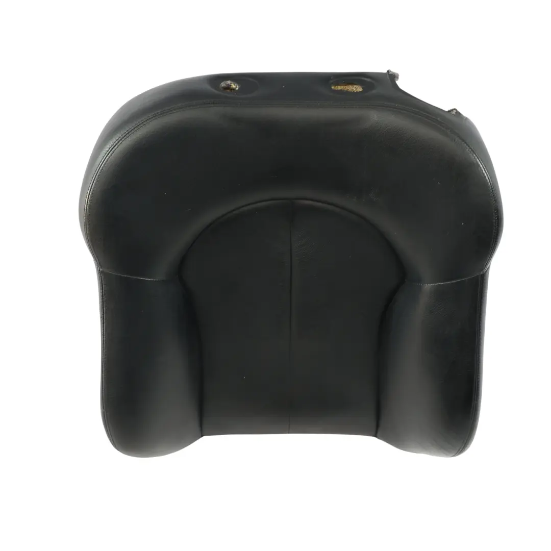 Mercedes A209 Convertible Front Seat Backrest Cover Left N/S Black Leather - SKU A2099106593-2 - Part number A2099106593