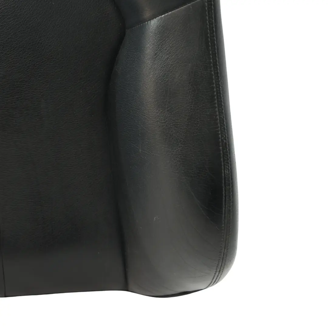 Mercedes A209 Cabrio Vordersitz Rückenlehne Abdeckung Links Schwarz Leder - SKU A2099106593-2 - Teilenummer A2099106593