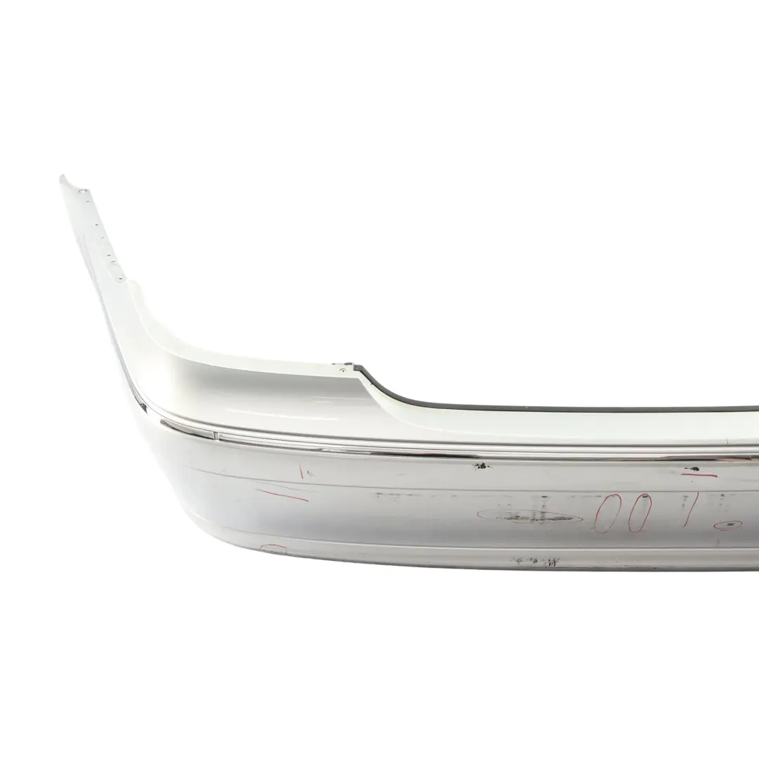 Bumper Trim Panel Cover Iridium Silver Metallic - 775 to Mercedes W211 Rear with Part number A2118800740 Mercedes W211 Rear Bumper Trim Panel Cover Iridium Silver Metallic - 775 - SKU A2118800740-IRS - Part number A2118800740
