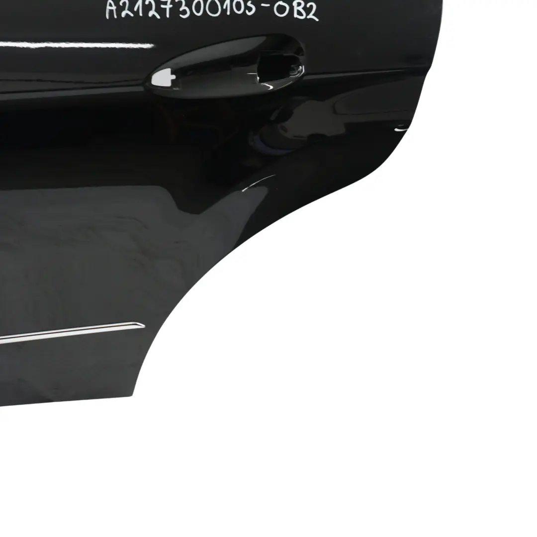 Mercedes W212 Puerta Trasera Izquierda Negro Obsidiana Metalizado 197 - SKU A2127300105-OB2 - Número de pieza A2127300105