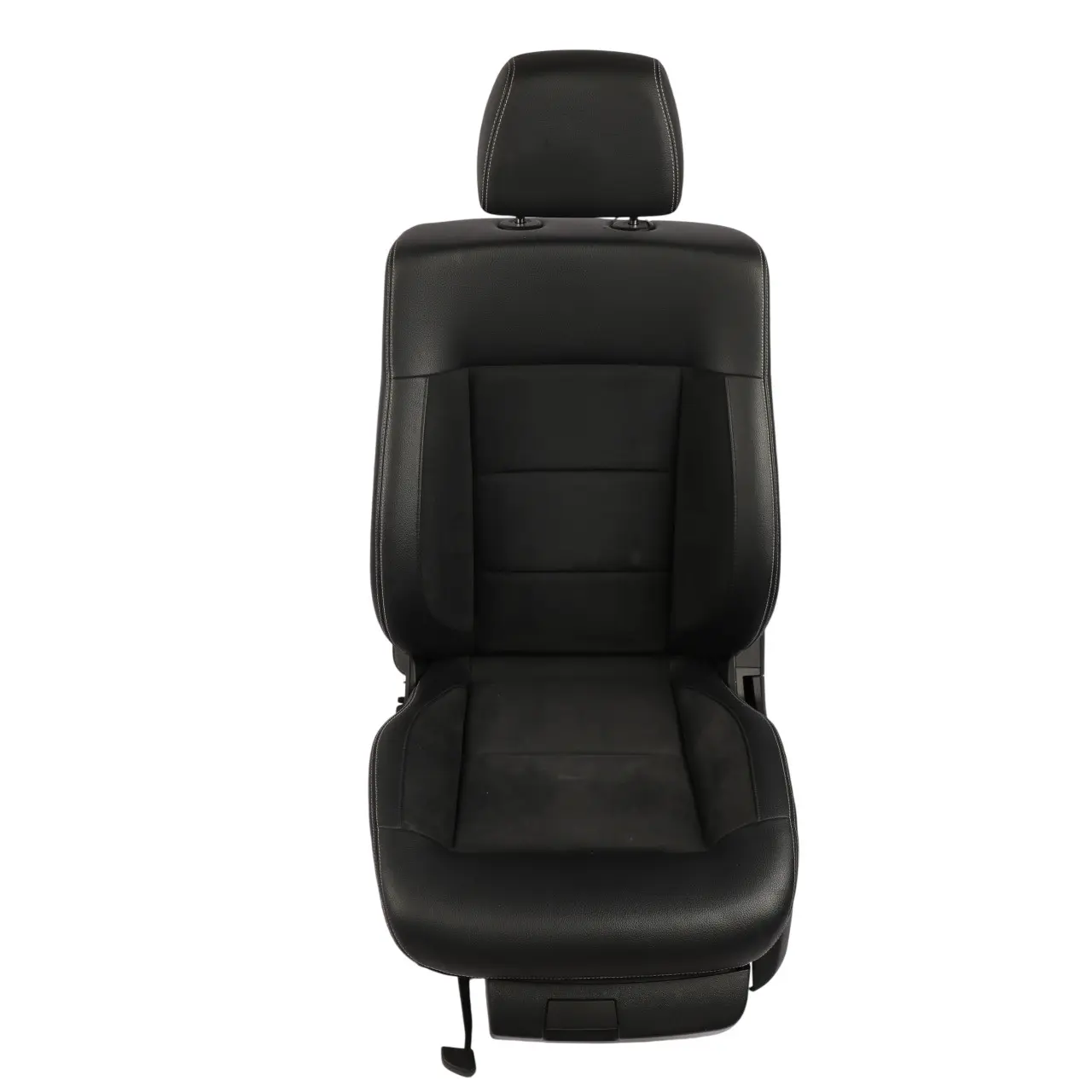 Mercedes W212 Front Seat Sport Heated Left N/S Covering Black Leather