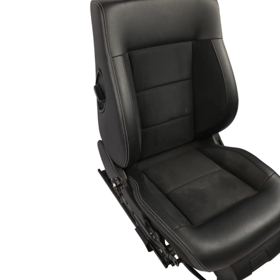 Mercedes W212 Front Seat Sport Heated Left N/S Covering Black Leather - SKU A2129108305-1 - Part number A2129108305