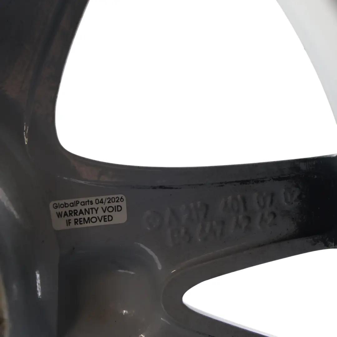 Mercedes CLS C219 Wheel Rim Alloy Black 17" 8,5J ET:18 5 Dbl Spoke - SKU A2194010702-1 - Part number A2194010702