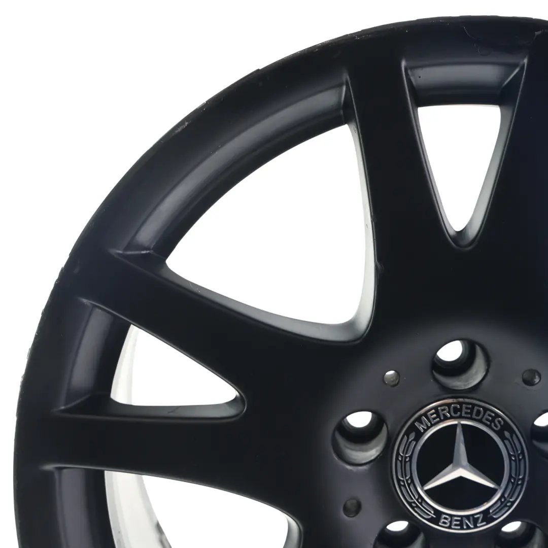 Rim Alloy Black 17" 8,5J ET:18 5 Dbl Spoke to Mercedes CLS C219 Wheel with Part number A2194010702 Mercedes CLS C219 Wheel Rim Alloy Black 17" 8,5J ET:18 5 Dbl Spoke - SKU A2194010702-1 - Part number A2194010702